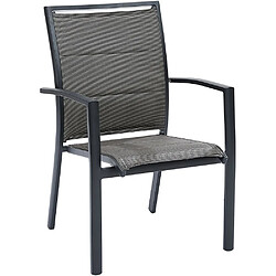 Wilsa Garden Fauteuil de jardin Modulo gris.