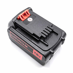 vhbw Batterie compatible avec Black & Decker GKC1820L, GKC1825L20, GKC1825LB, GLC1815L outil électrique (4000mAh Li-ion 18 V) 