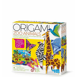 4M 404764 Little Craft Origami Zoo Animaux Multicolore