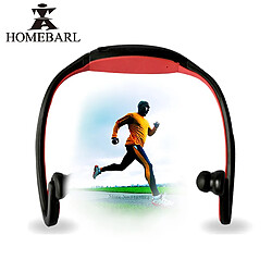 GUPBOO Casque de sport HOMEBARL BS19C tour de cou sans fil Bluetooth 4.0 casque + carte Micro SD Radio FM micro PK ZK-S9 8GB 16GB 