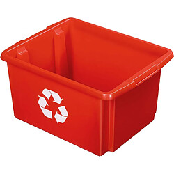 Sunware Boite de recyclage Nesta Box 32 Litres rouge.