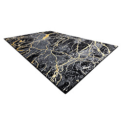 Acheter RUGSX Tapis GLOSS moderne 529A 82 Marbre, calcul, élégant, glamour noir gris 280x370 cm