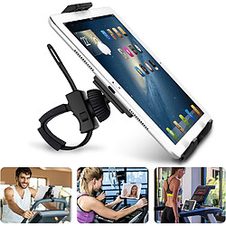 Support De Tablette, Support De Téléphone Portable, Vélo Pivotant À 360 ° Pour Home Trainer / Cross Trainer / Vélo / Gps Navigation Gym, Support Pour Tablette / Iphone / Smartphone / Ipad (9-22 Cm) 