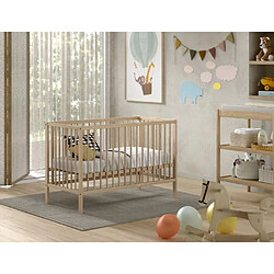 Avis VIPACK Lit Bébé Dino 60x120 Cm Naturel