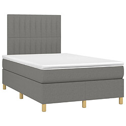 Avis Sommier à lattes,Cadre à lattes de lit et matelas et LED pour Adulte Gris foncé 120x200 cm -MN52425