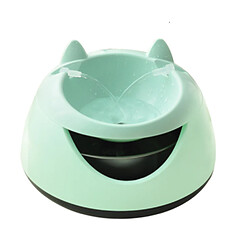 Universal Fontaine d'eau pour animaux de compagnie éclairante automatique Fontaine pour chats Chiens Distributeur d'eau chaude électrique USB Bol de boisson pour chats | Fournitures d'alimentation en eau pour chats (vert) 