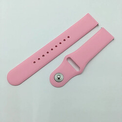 Avis Wewoo Bracelet pour montre connectée en silicone monochrome appliquer Samsung Galaxy Watch Active 22mm rose