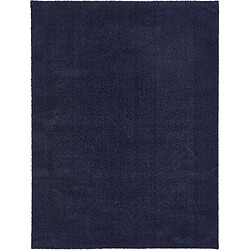 Hadorn Tapis shaggy 244x160 nuit bleue Luzern 