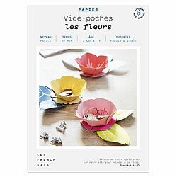 Youdoit Coffret DIY papier - 3 Vide-poches - Fleurs