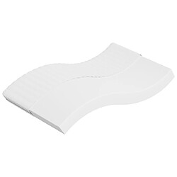 vidaXL Matelas en mousse moyennement doux 120x200 cm 