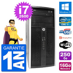 PC Tour HP Pro 6300 CMT Intel i7-2600 RAM 16Go Disque Dur 250Go Windows 10 Wifi · Occasion 