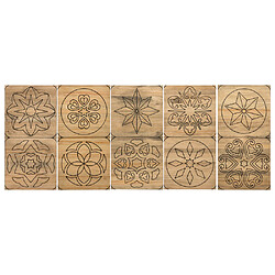 Ds Meubles Tête de lit. Mosaïque 5 pièces 200X80 Tête de lit en bois massif. Mosaïque. 5 pièces 200X80 – D5+D6+D7+D1+D2