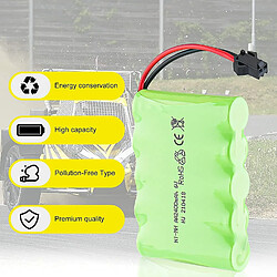 1 pièce 6V Ni-MH 2400mAh Batterie rechargeable pour télécommande de voiture RC pas cher