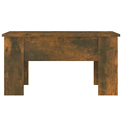 Avis Maison Chic Table basse,Table Console Table d'appoint, Table pour salon Chêne fumé 79x49x41 cm Bois d'ingénierie -MN57399