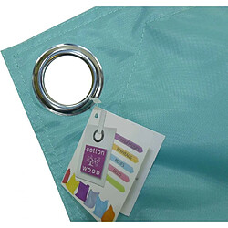 Jardindeco Grand coussin uni Maxi XL bleu aqua.