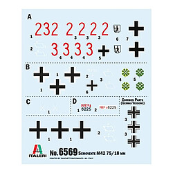 Italeri Maquette Char Semovente M42 Da 75/18