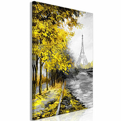 Paris Prix Tableau Imprimé Paris Channel Yellow 40 x 60 cm 