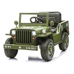 Jamara Ride-on Jeep Willys MB Army vert 12V