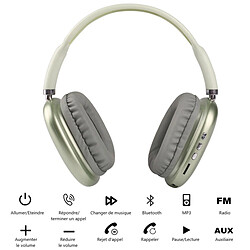 Platyne Casque Sans Fil Bluetooth