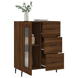 Acheter Maison Chic Buffet,Meuble de Rangement,commode pour salon,Cuisine chêne marron 69,5x34x90 cm bois d'ingénierie -MN45322