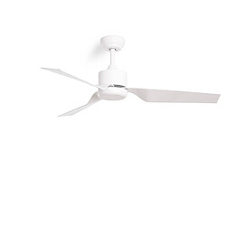 Avis Ledkia Ventilateur de plafond Silencieux Minimal Blanc 132cm Moteur DC Sans lumière Télécommande Non