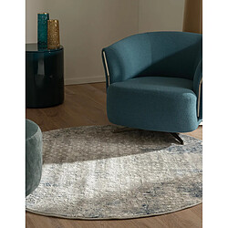 Hadorn Tapis 125x125 Bleu Davos Magic