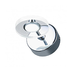 Luminaire Center Applique murale moderne Harmony Chrome Coloris : Chrome Matèriau : Aluminium, acrylique, alliage métallique Hauteur en Cm : 5,2 Longueur en Cm : 16,5 Largeur en Cm : 12 IP : 21 Type d'ampoule : Le