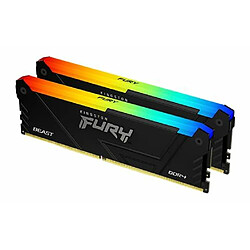 Kingston FURY Beast RGB 16GB 3733MT/s DDR4 CL19 DIMM (Kit of 2) Computer Memory KF437C19BB2AK2/16 pas cher