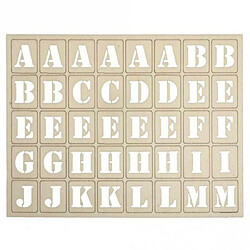 Rayher 120 lettres en bois pour Letterboard 3 x 2,4 cm