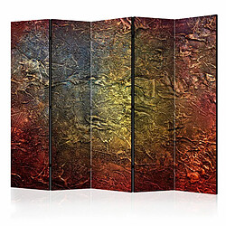 Paris Prix Paravent 5 Volets Red Gold 172x225cm