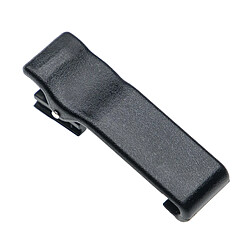 vhbw Clip à ceinture remplacement pour Motorola HLN9724A pour appareil radio - plastique, noir