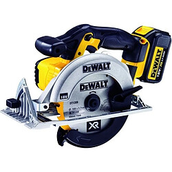 DeWalt DCS 391 M2 18 V XR Li-Ion Scie circulaire sans fil 165 mm + Coffret de transport TSTAK Box + 2 x Batteries 4,0 Ah + Chargeur + Lame de scie circulaire 