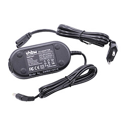 vhbw Chargeur adaptateur, bloc d'alimentation compatible avec Panasonic Lumix DMC-FZ7-K, DMCFZ7S, DMC-FZ7S appareil photo, caméra vidéo - 2m 