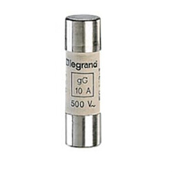 Legrand fusible cartouche cylindrique - 14 x 51 - 16 ampères - type gg hpc - avec percuteur