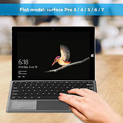 Universal Microsoft Pro 3/4/5/6/7 PC sans fil Bluetooth 3.0 Tablette Clavier PC Portable Clavier de jeu(Le noir) pas cher