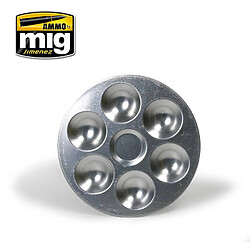 Mig Jimenez Ammo ALUMINIUM PALLET (6 WELLS) 