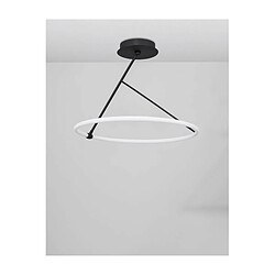 NOVA LUCE Plafonnier JANUS Sable Noir LED 30 W