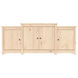 Maison Chic Buffet,Meuble de Rangement,commode pour salon,Cuisine 164x37x68 cm Bois massif de pin -MN60643 pas cher