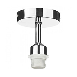 Luminaire Center Plafonnier Semi Chrome poli 1 ampoule 12cm