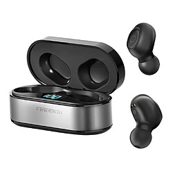 Cas de charge des écouteurs bluetooth sans fil Fineblue Air55Pro Bluetooth 5.0 Sans Fil Écouteurs avec LED Affichage de Charge Cas Casque Stéréo dans L'oreille Construit en Mic Casque pour les