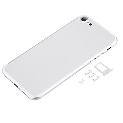 Acheter Wewoo Pour iPhone 7 couverture arrière argent + porte-cartes + touche de contrôle du volume + bouton d'alimentation + de vibreur interrupteur muet couvercle du boîtier Assemblée complète pièce détachée 5 en 1