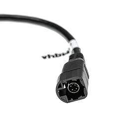 vhbw Adaptateur pour autoradio 4 broches avec prise USB compatible avec VW Touran 5T (2015+), Touran GP (2006+)