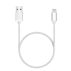 Avis Shot Cable Metal Nylon Pour IPHONE SE 2020 APPLE Chargeur Lightning USB 1,5m Tresse (ARGENT)