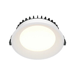 MAYTONI Downlight encastré blanc, 17,5cm, 4000K