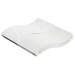 vidaXL Matelas à ressorts ensachés moyen 200x200 cm