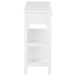 Acheter vidaXL Buffet Blanc 110x35x80 cm MDF