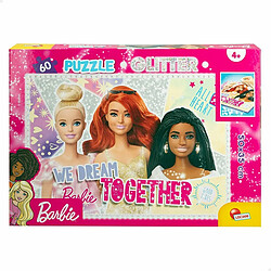 Puzzle Barbie Glitter 2 en 1 60 Pièces 50 x 1,5 x 35 cm 