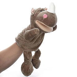 Universal Rhinoceros Hand Puppets Animal Toy pour le jeu imaginatif, la narration, l'enseignement 