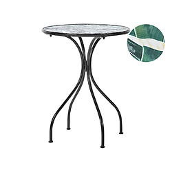 Beliani Table de jardin Céramique Noir COZZANA