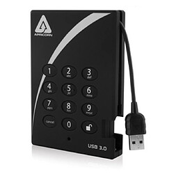 Apricorn Aegis Padlock Fortress 1TB disque dur externe 1000 Go Noir